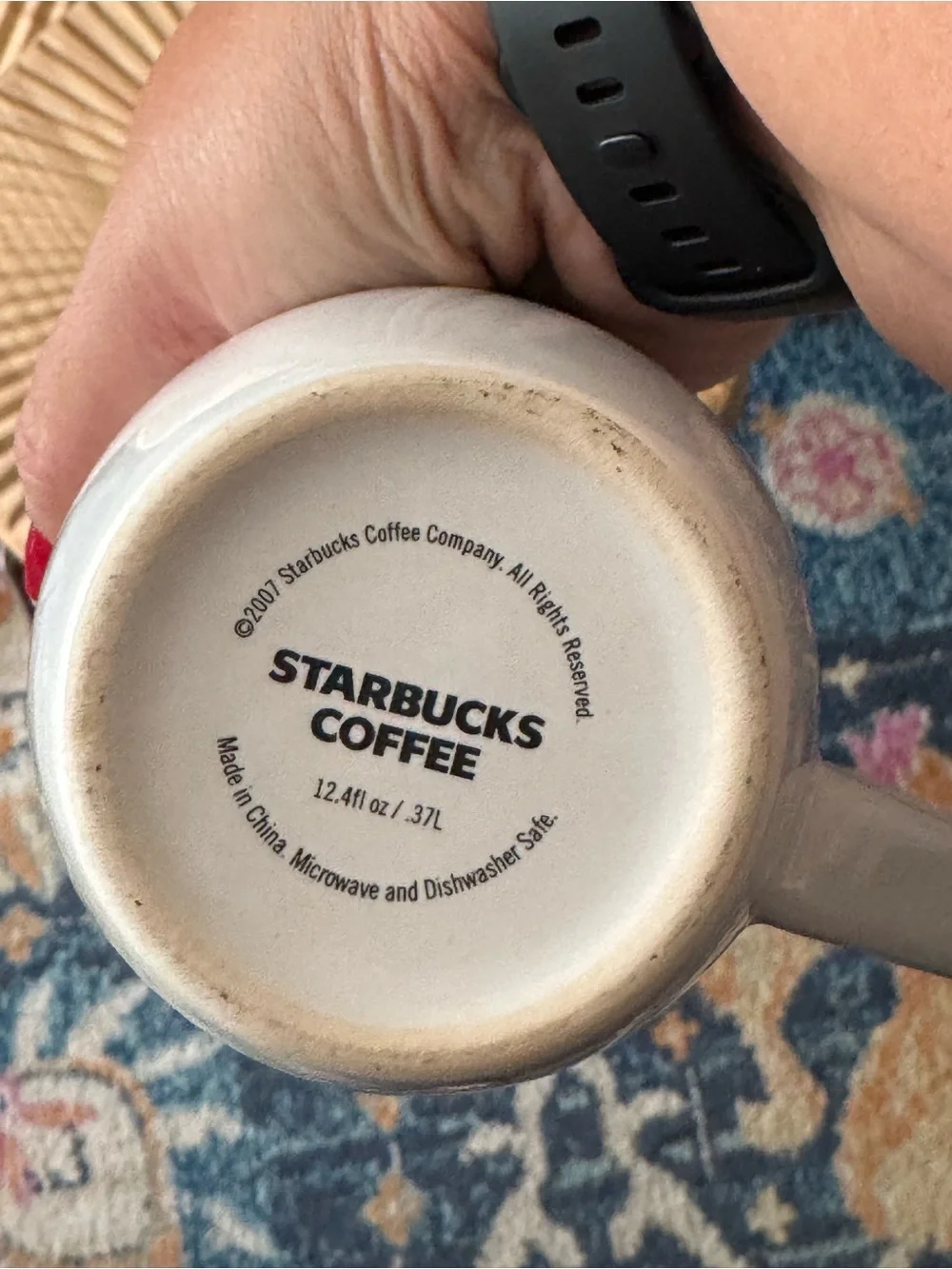 Vintage Starbucks Ceramic Mug from 2007